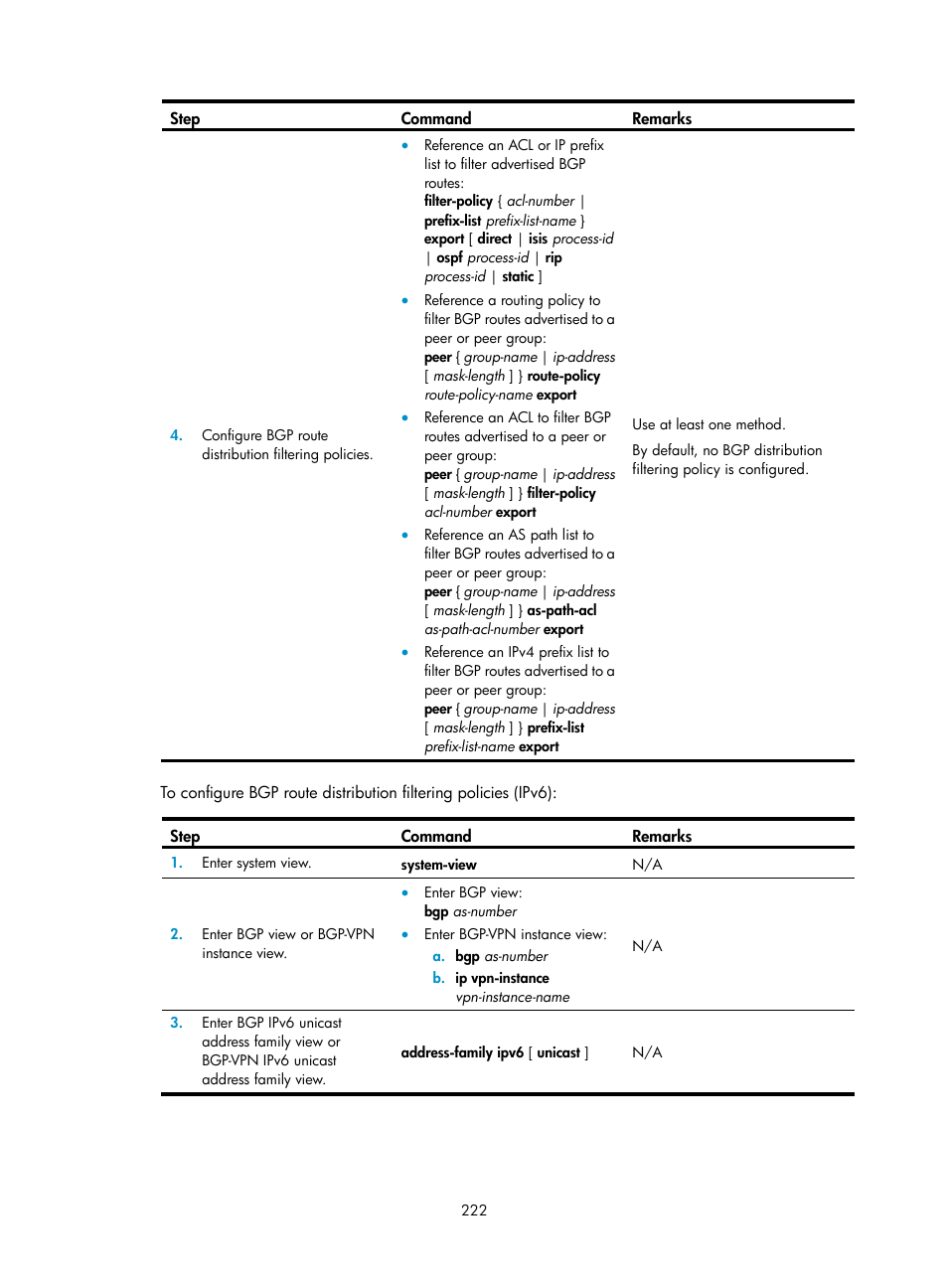 H3C Technologies H3C S5560 Series Switches User Manual | Page 238 / 510