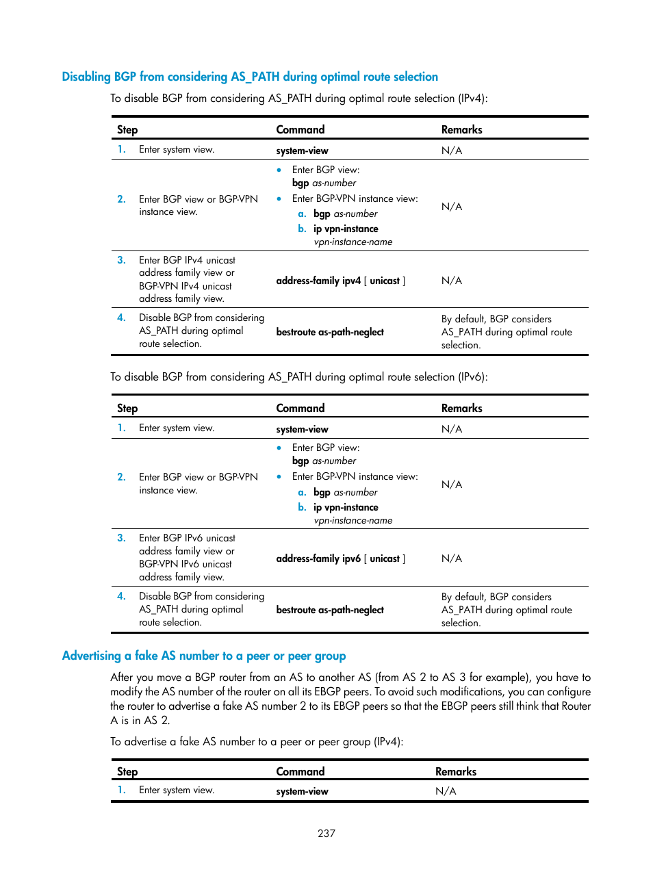 H3C Technologies H3C S5560 Series Switches User Manual | Page 253 / 510