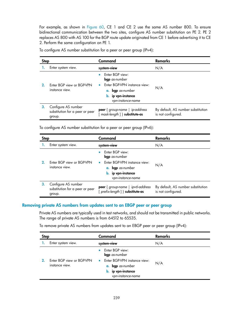 H3C Technologies H3C S5560 Series Switches User Manual | Page 255 / 510