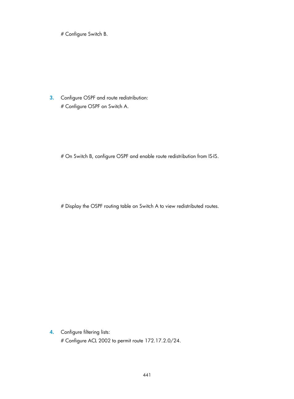 H3C Technologies H3C S5560 Series Switches User Manual | Page 457 / 510