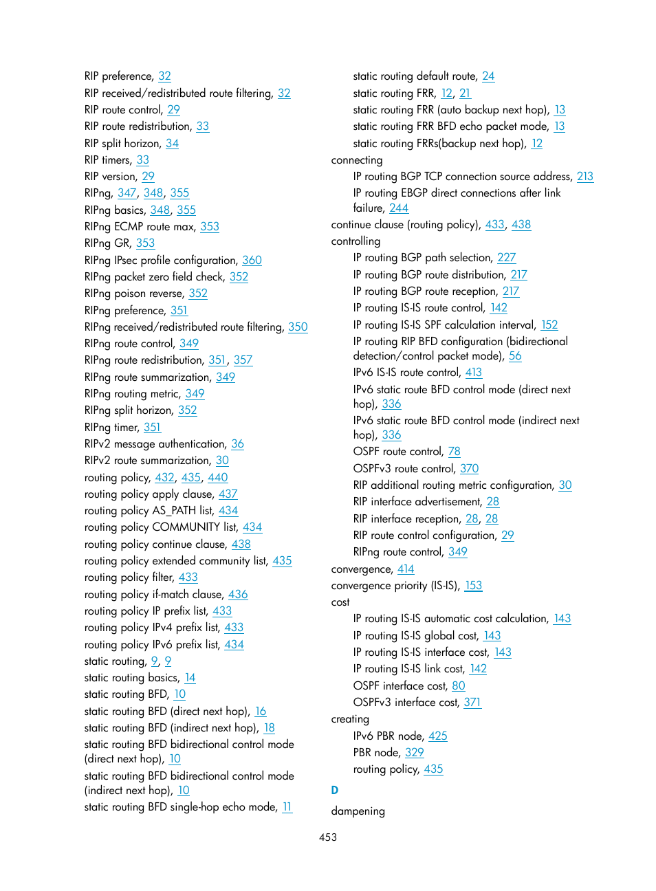 H3C Technologies H3C S5560 Series Switches User Manual | Page 469 / 510