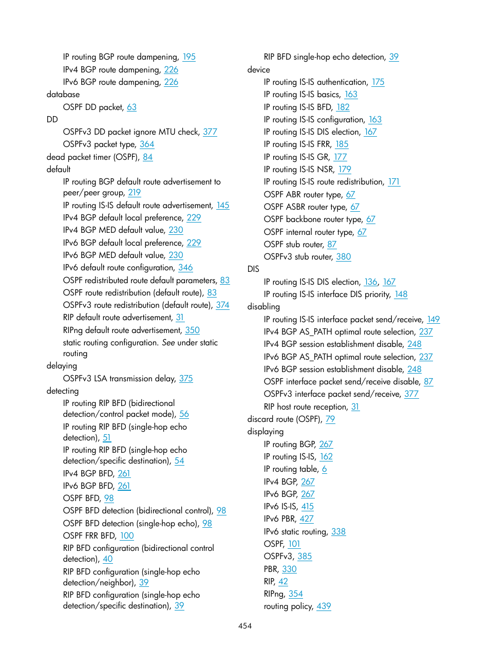 H3C Technologies H3C S5560 Series Switches User Manual | Page 470 / 510