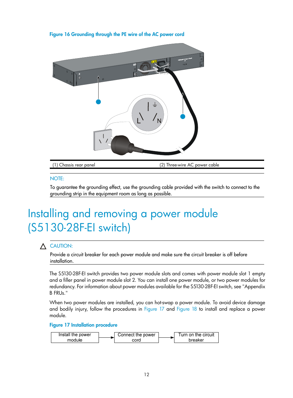 H3C Technologies H3C S5130 Series Switches User Manual | Page 19 / 65