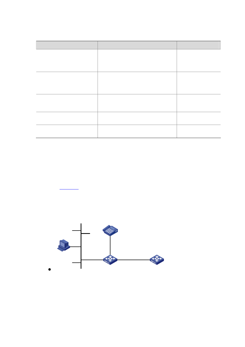 Displaying and maintaining lldp, Lldp configuration examples, Basic lldp configuration example | Network requirements, Configuration procedure | H3C Technologies H3C S5120 Series Switches User Manual | Page 137 / 745