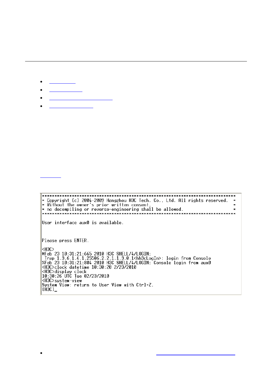 1 cli configuration, What is cli, Entering the cli | Cli configuration | H3C Technologies H3C S5120 Series Switches User Manual | Page 15 / 745