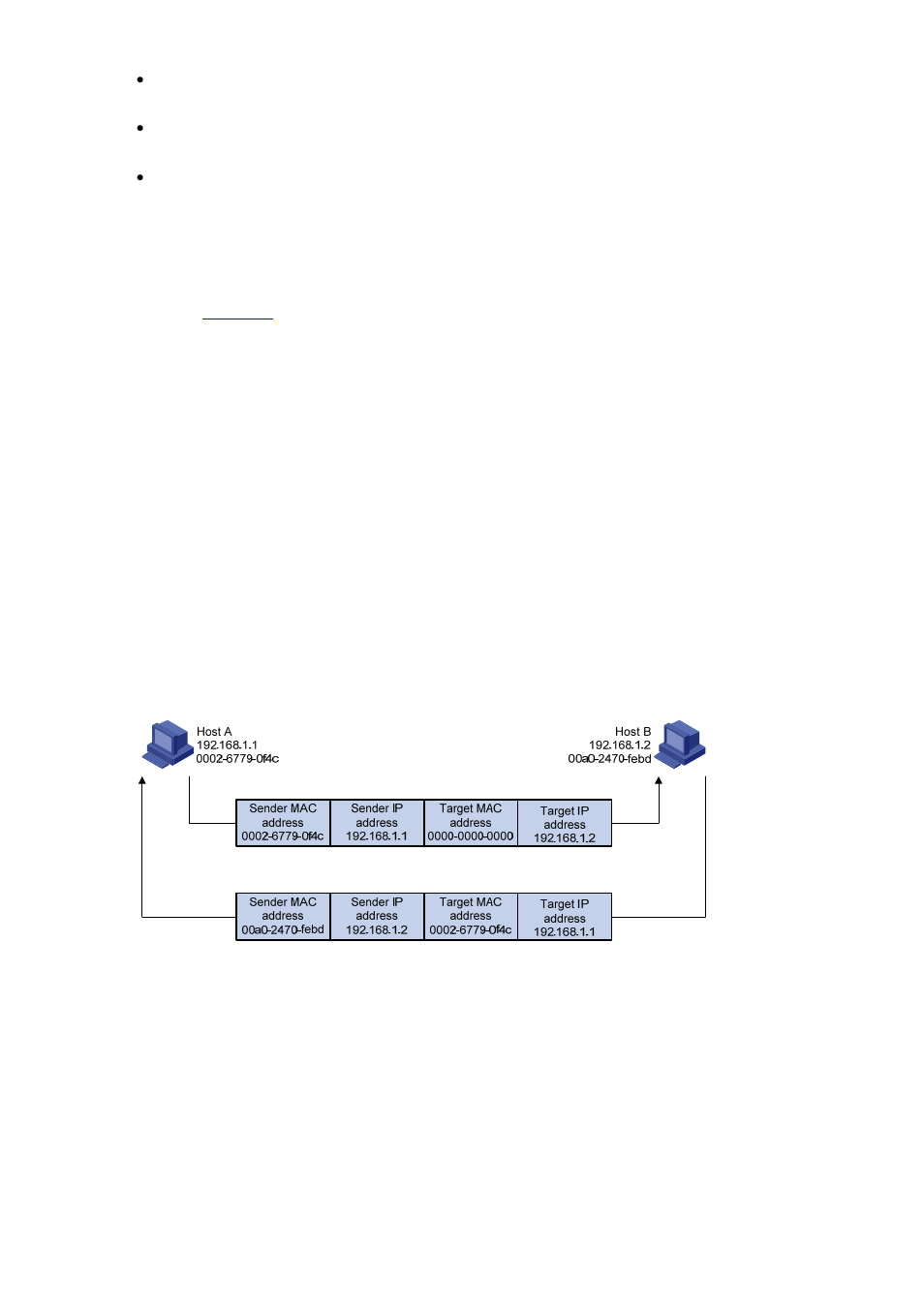 Arp operation | H3C Technologies H3C S5120 Series Switches User Manual | Page 223 / 745