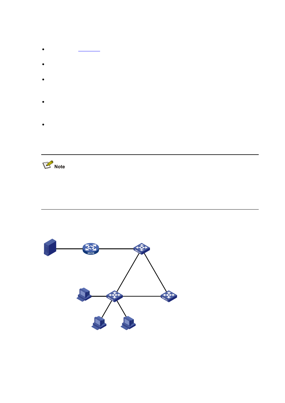 Static port configuration example, Network requirements, Configuration procedure | H3C Technologies H3C S5120 Series Switches User Manual | Page 328 / 745