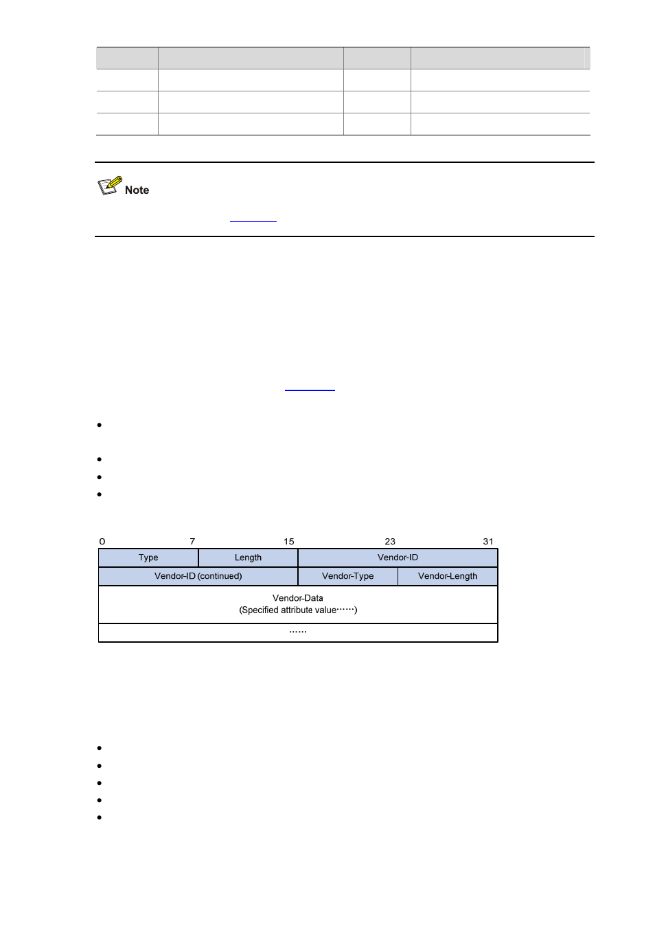 Extended radius attributes, Protocols and standards | H3C Technologies H3C S5120 Series Switches User Manual | Page 413 / 745