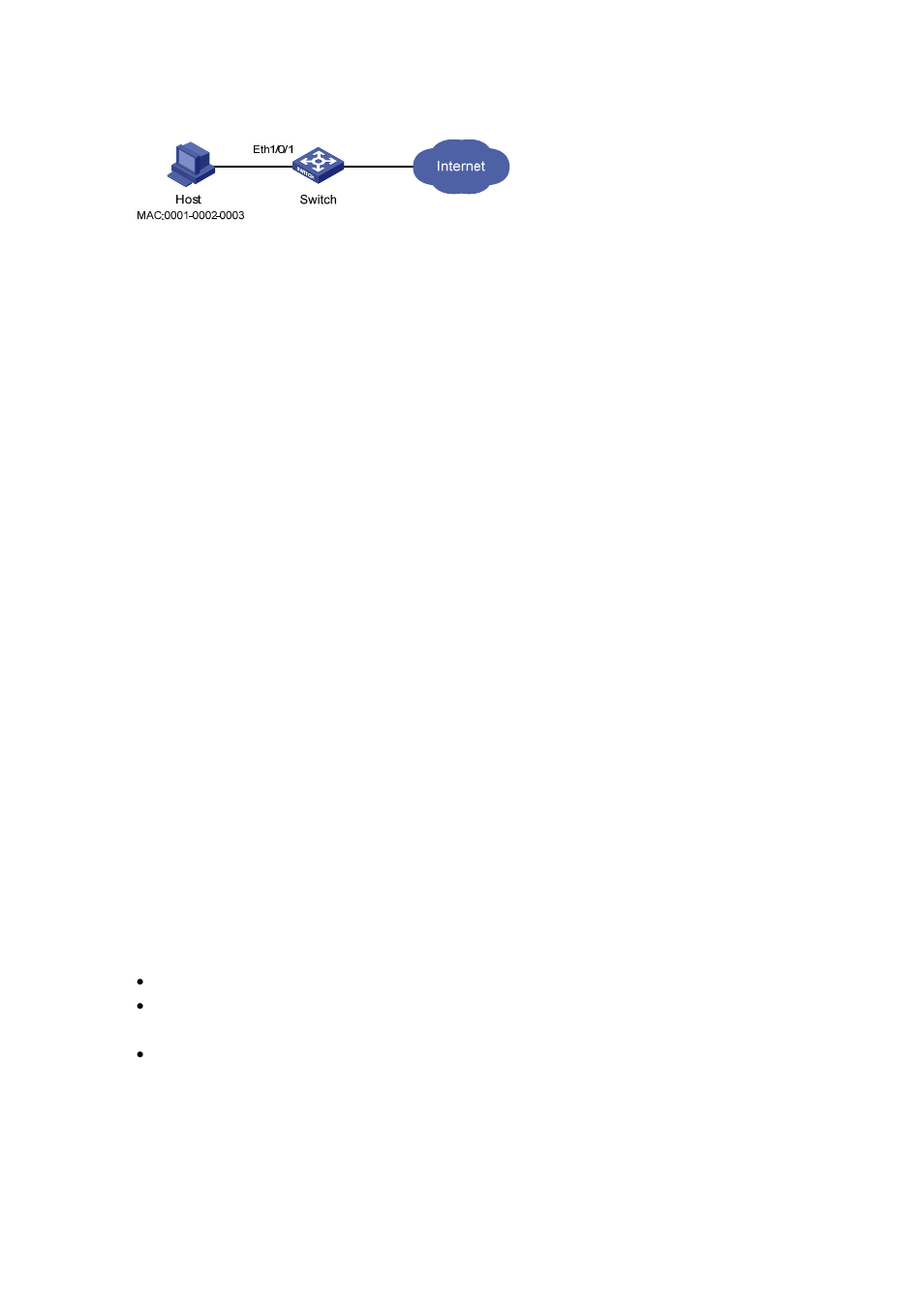 Network diagram, Configuration procedure, Network requirements | H3C Technologies H3C S3600 Series Switches User Manual | Page 206 / 1205