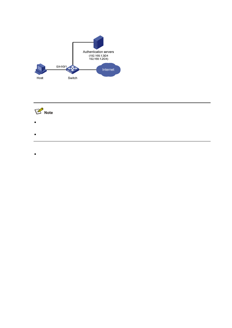 Network diagram, Configuration procedure | H3C Technologies H3C S3600 Series Switches User Manual | Page 207 / 1205