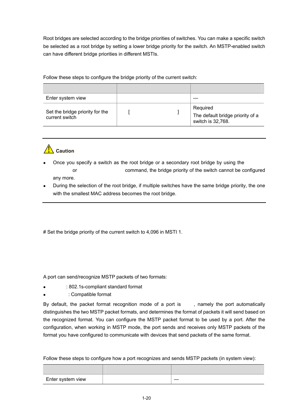 Configuration procedure, Configuration example | H3C Technologies H3C S3600 Series Switches User Manual | Page 273 / 1205