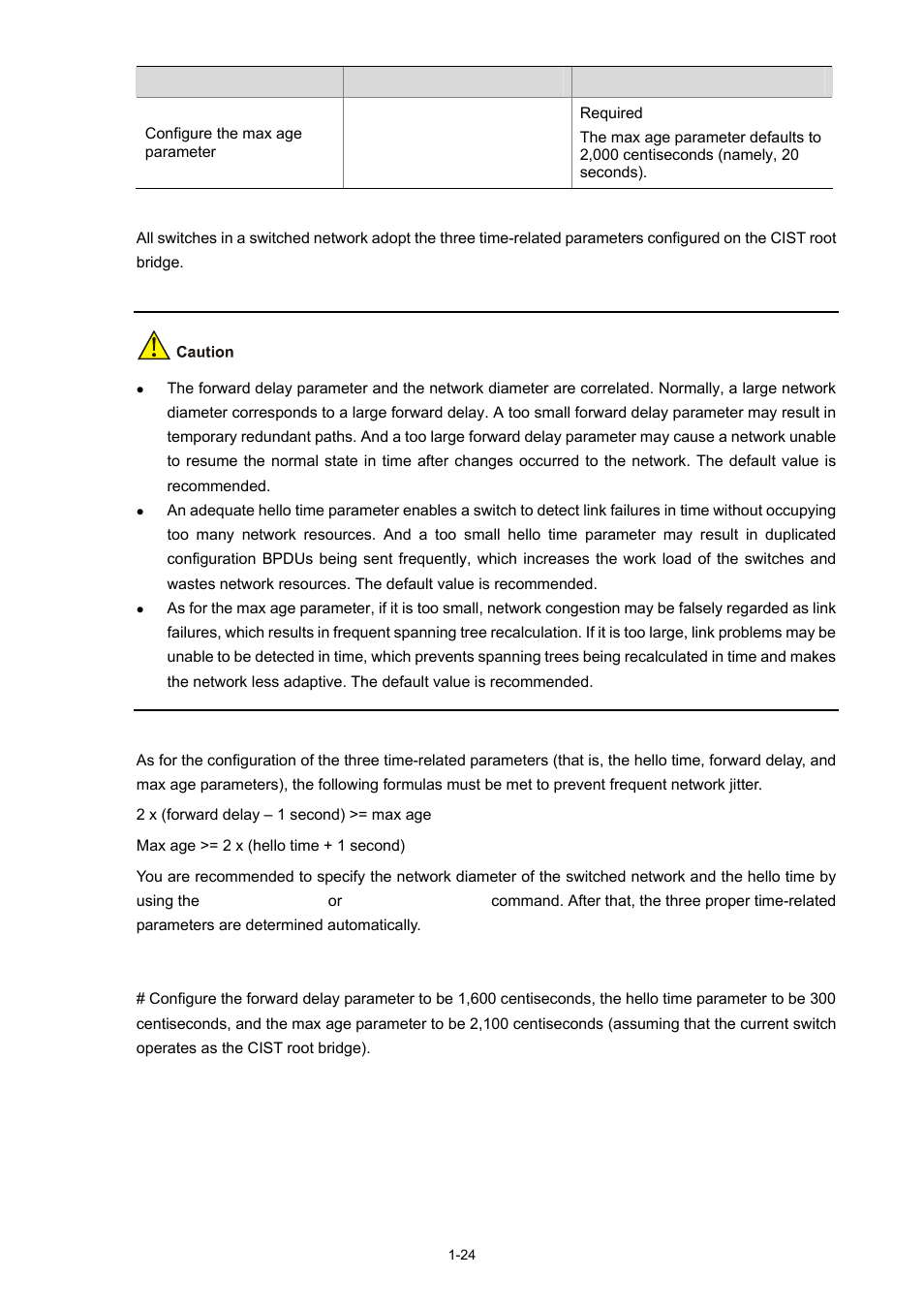 Configuration example | H3C Technologies H3C S3600 Series Switches User Manual | Page 277 / 1205