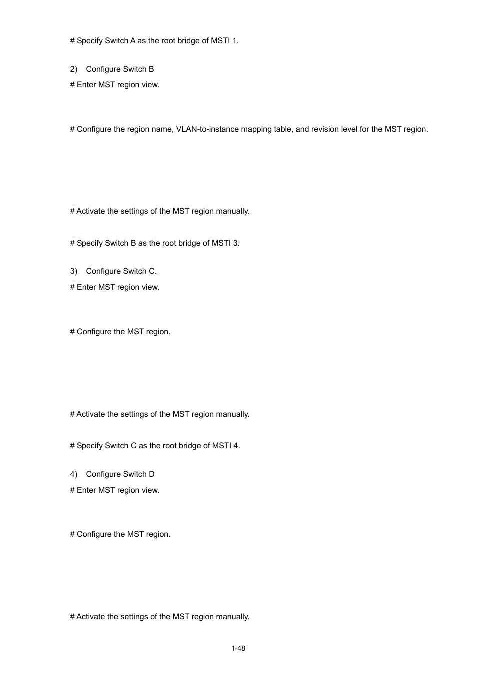 H3C Technologies H3C S3600 Series Switches User Manual | Page 301 / 1205