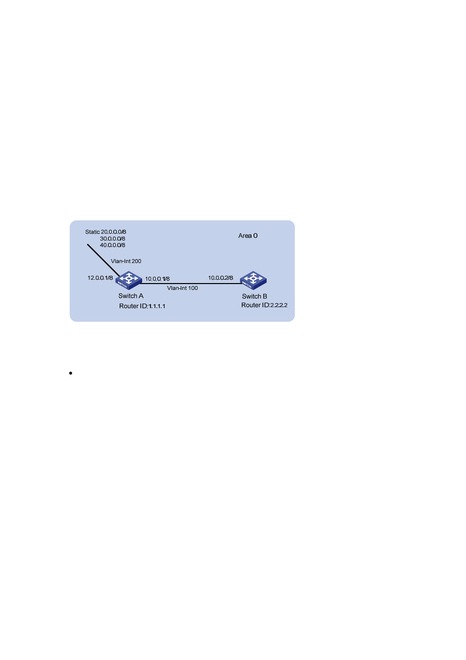 Ip route policy configuration example, Configuring to filter received routing information, Network requirements | Network diagram, Configuration procedure | H3C Technologies H3C S3600 Series Switches User Manual | Page 363 / 1205