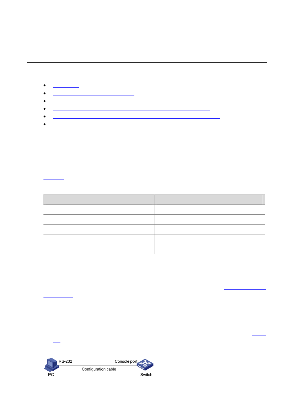 2 logging in through the console port, Introduction, Logging in through the console port | H3C Technologies H3C S3600 Series Switches User Manual | Page 43 / 1205