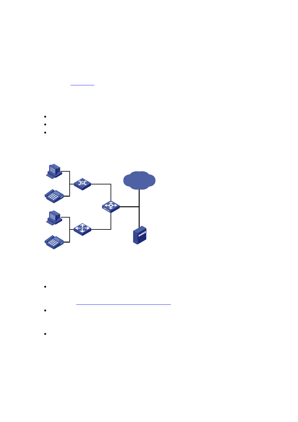 Auto vlan configuration example, Network requirements, Network diagram | Configuration procedure, Auto vlan configuration, Example | H3C Technologies H3C S3600 Series Switches User Manual | Page 549 / 1205