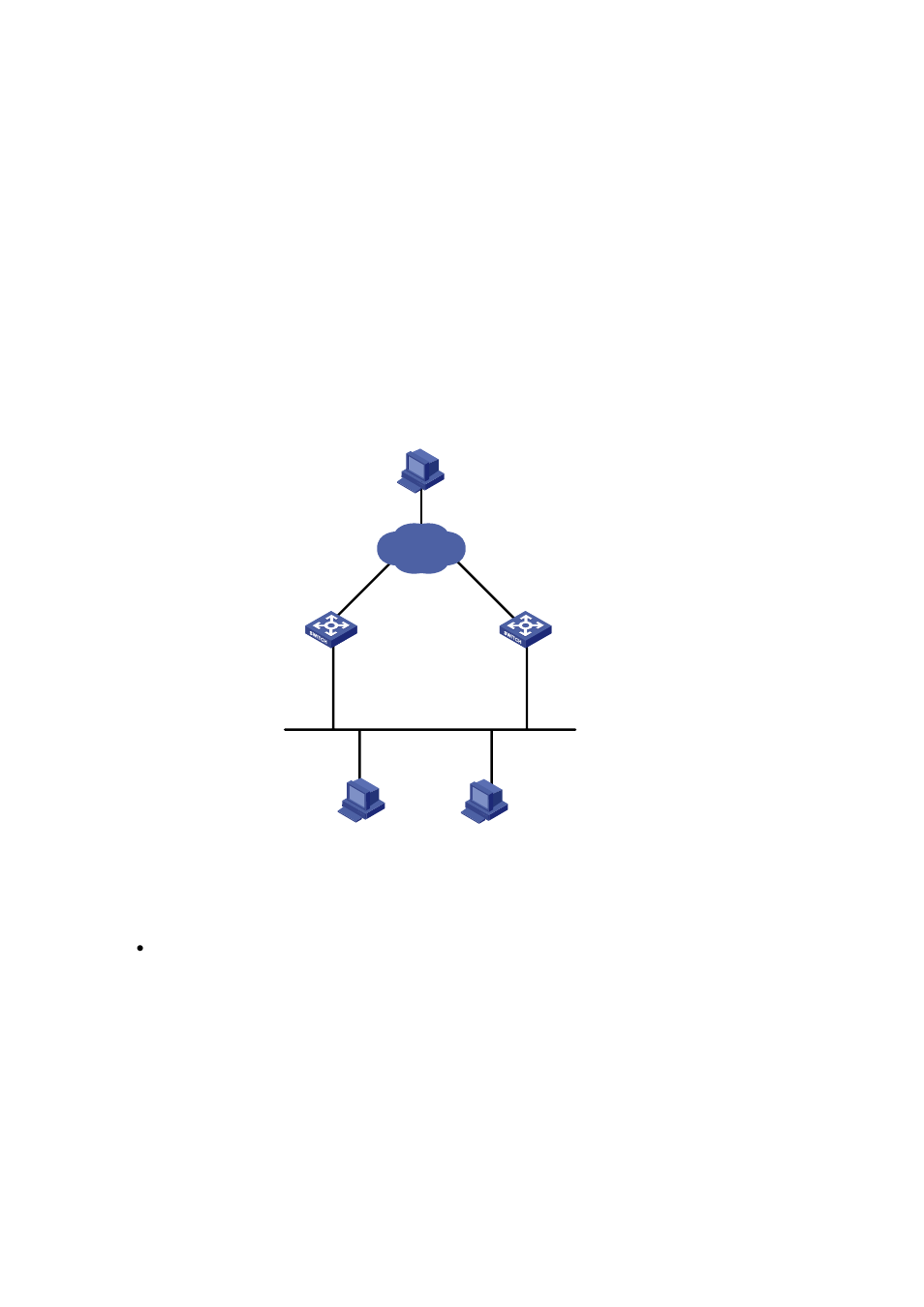 Multiple-vrrp group configuration, Network requirements, Network diagram | Configuration procedure | H3C Technologies H3C S3600 Series Switches User Manual | Page 589 / 1205