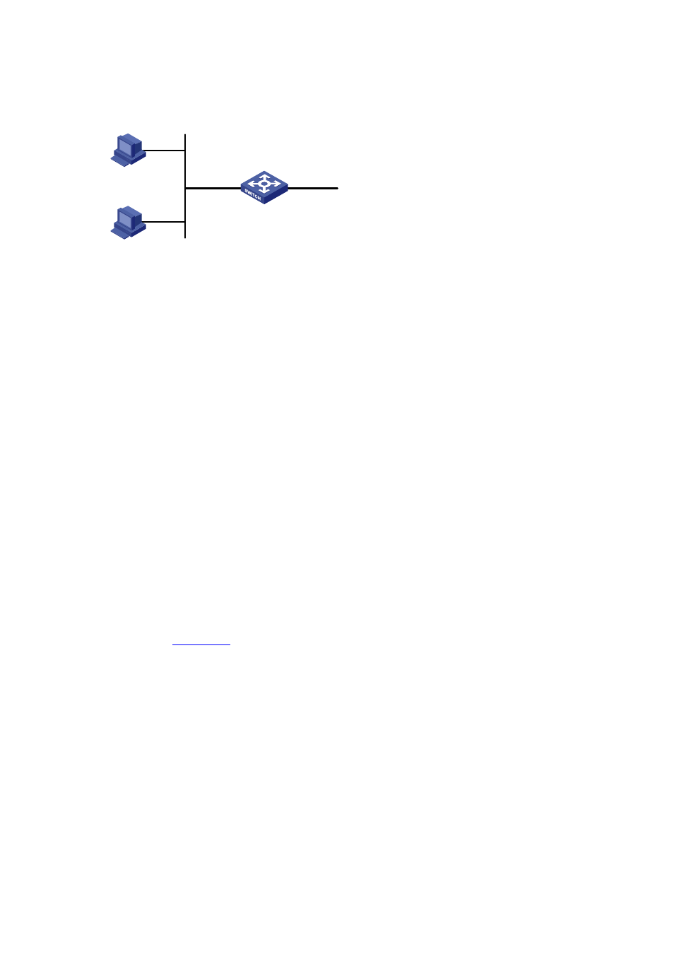 Network diagram, Configuration procedure, User-defined acl configuration example | Network requirements | H3C Technologies H3C S3600 Series Switches User Manual | Page 725 / 1205