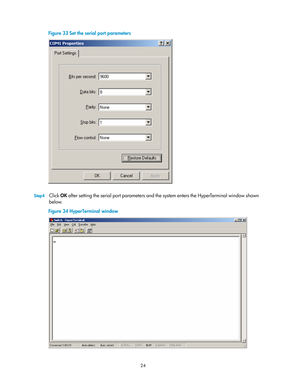 H3C Technologies H3C S3600V2 Series Switches User Manual | Page 30 / 58