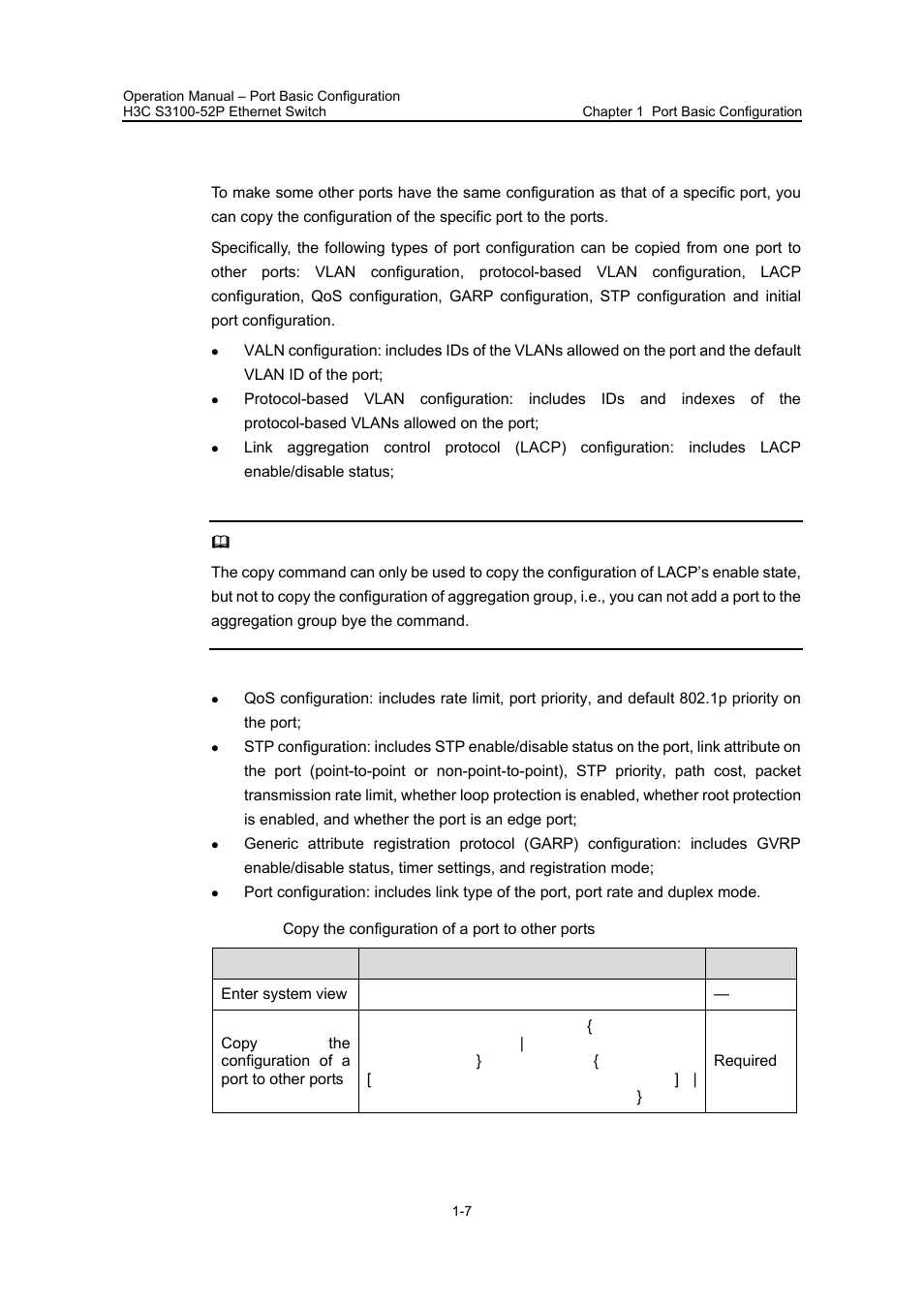 H3C Technologies H3C S3100 Series Switches User Manual | Page 129 / 630