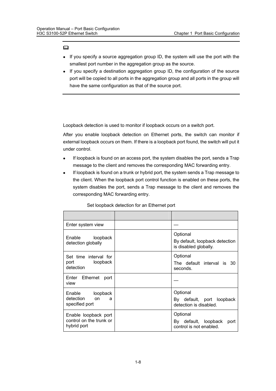 H3C Technologies H3C S3100 Series Switches User Manual | Page 130 / 630