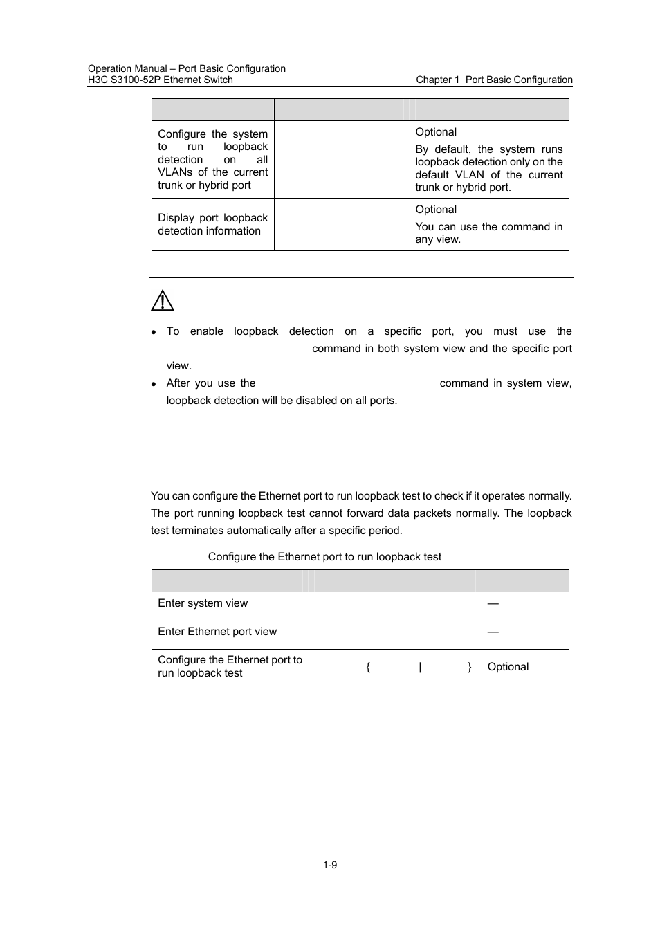 H3C Technologies H3C S3100 Series Switches User Manual | Page 131 / 630