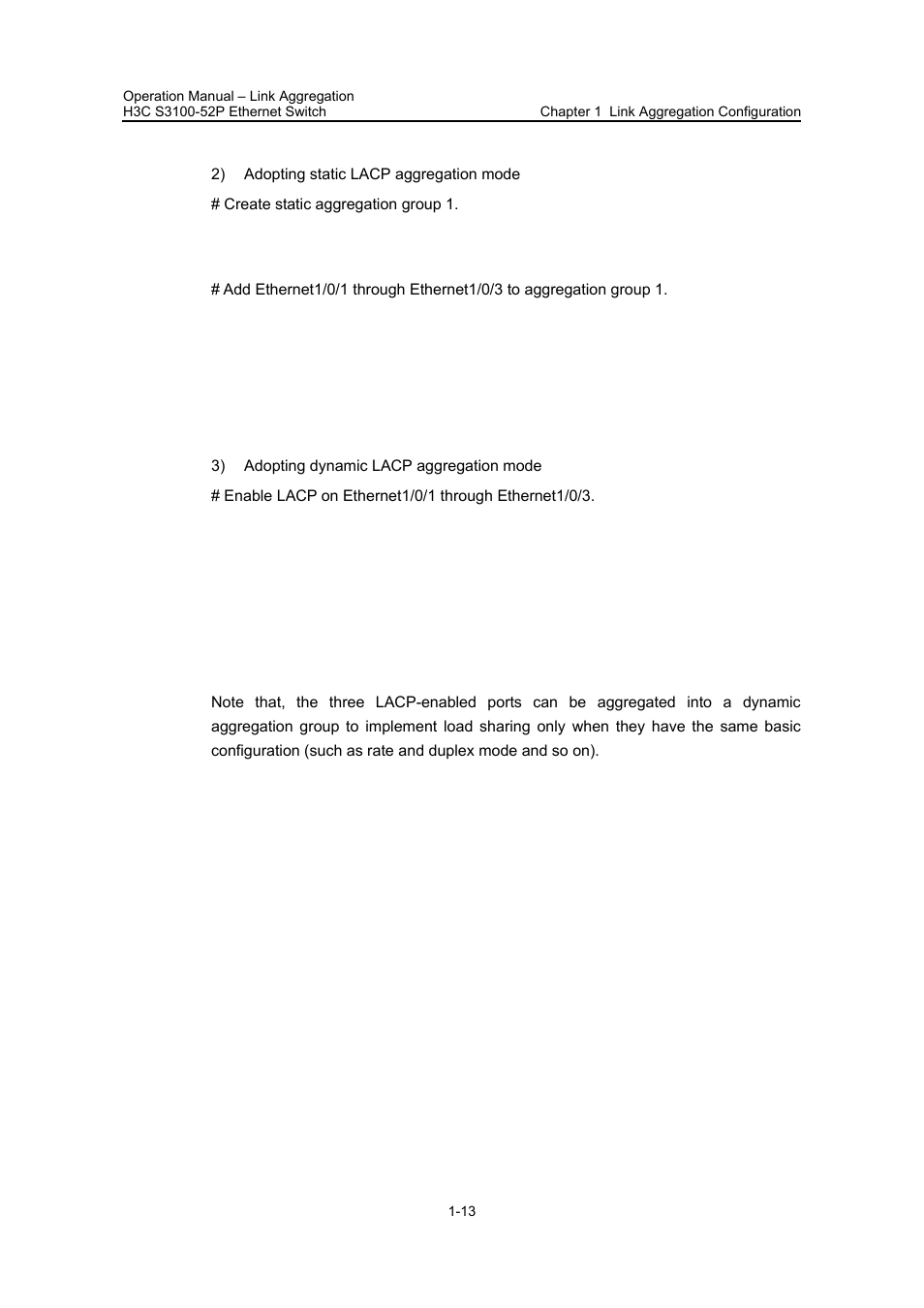 H3C Technologies H3C S3100 Series Switches User Manual | Page 149 / 630