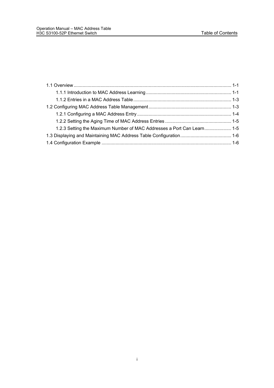 H3C Technologies H3C S3100 Series Switches User Manual | Page 166 / 630