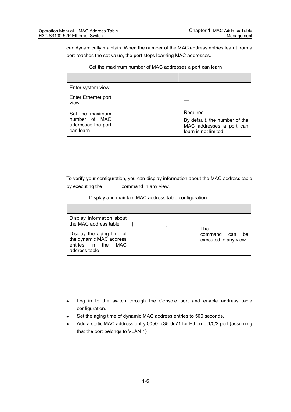 4 configuration example, I. network requirements | H3C Technologies H3C S3100 Series Switches User Manual | Page 172 / 630