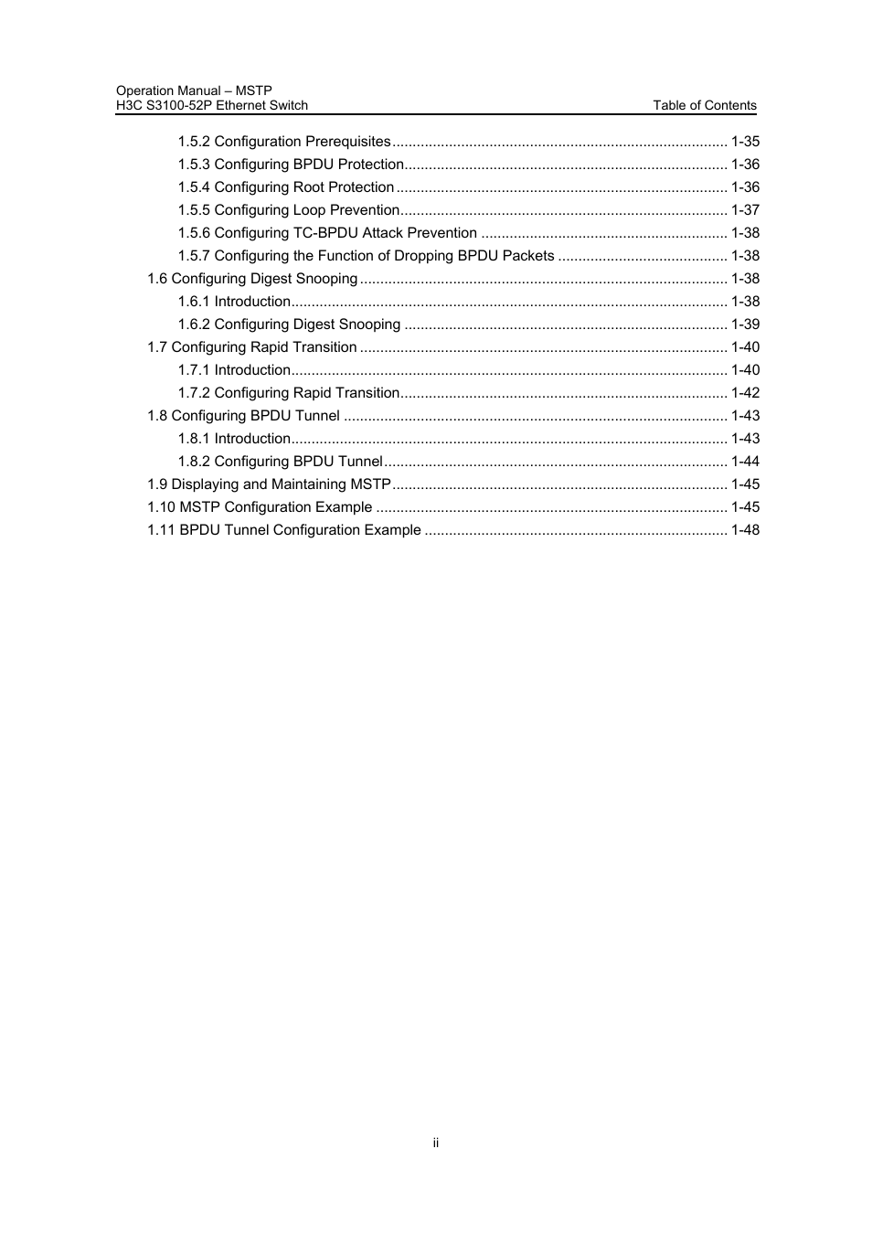 H3C Technologies H3C S3100 Series Switches User Manual | Page 175 / 630