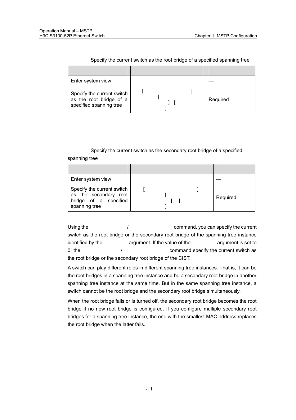 H3C Technologies H3C S3100 Series Switches User Manual | Page 186 / 630