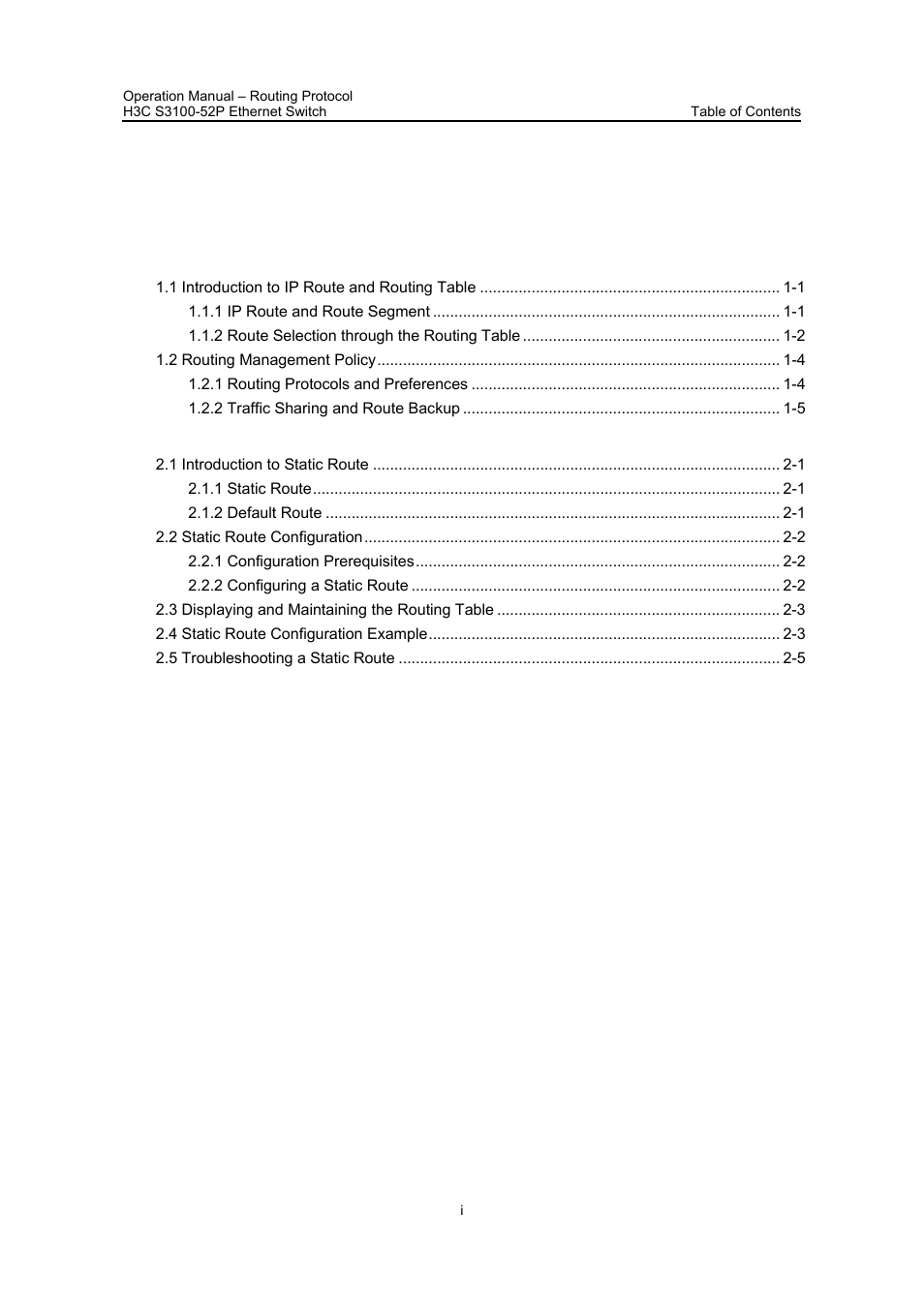 H3C Technologies H3C S3100 Series Switches User Manual | Page 261 / 630