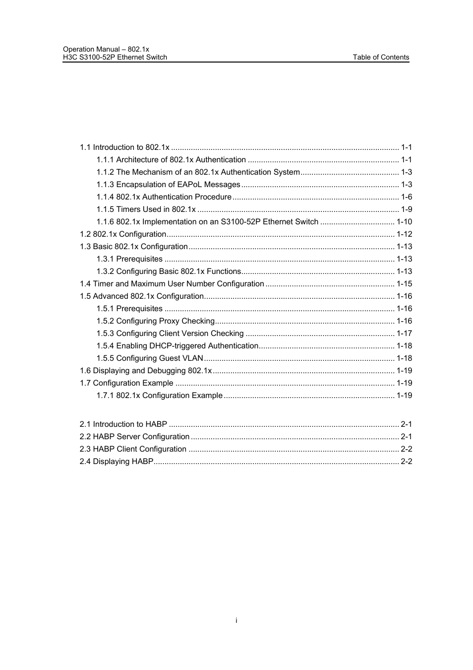 H3C Technologies H3C S3100 Series Switches User Manual | Page 273 / 630