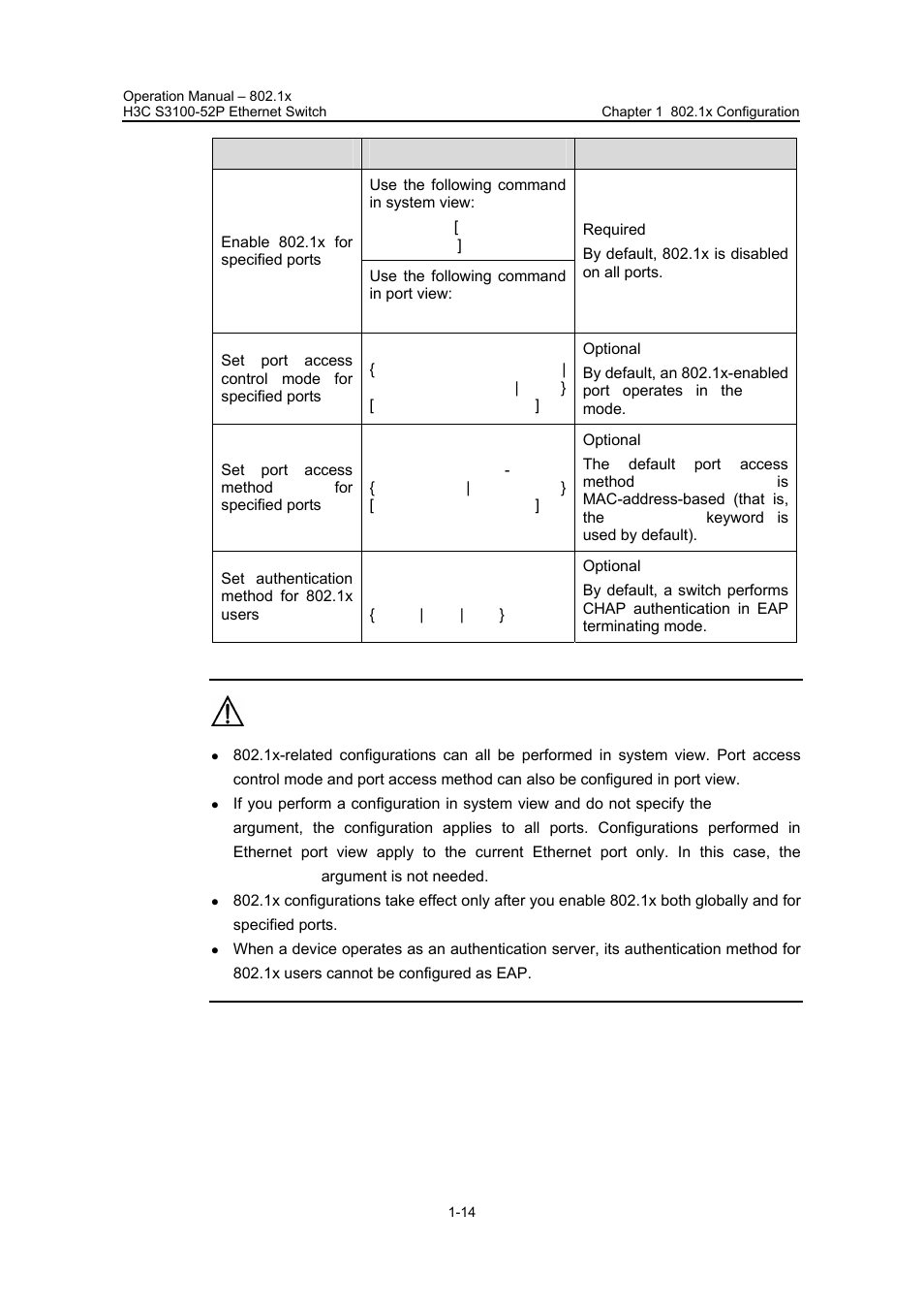 H3C Technologies H3C S3100 Series Switches User Manual | Page 287 / 630