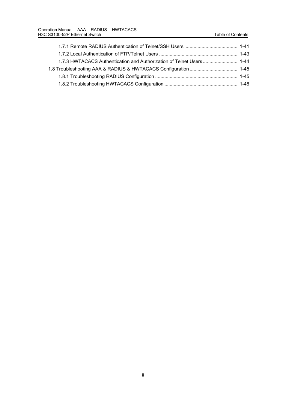 H3C Technologies H3C S3100 Series Switches User Manual | Page 299 / 630