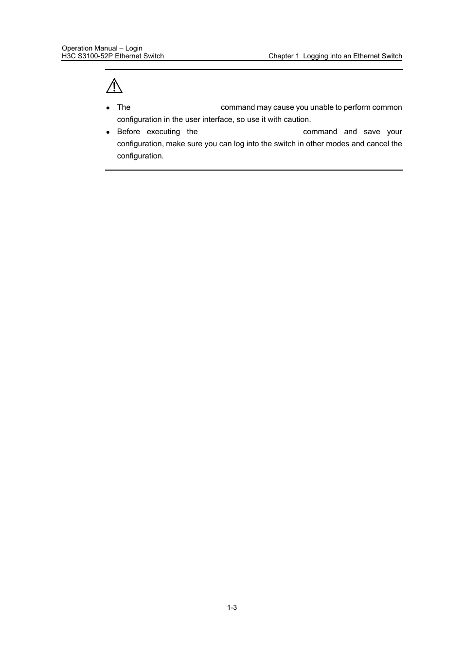 H3C Technologies H3C S3100 Series Switches User Manual | Page 34 / 630