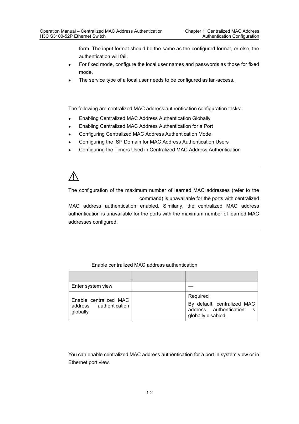 H3C Technologies H3C S3100 Series Switches User Manual | Page 348 / 630