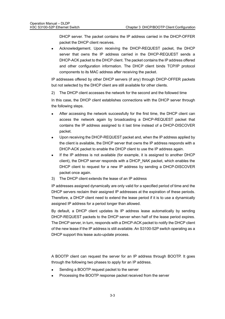2 introduction to bootp client, 2 introduction to bootp client -3 | H3C Technologies H3C S3100 Series Switches User Manual | Page 364 / 630
