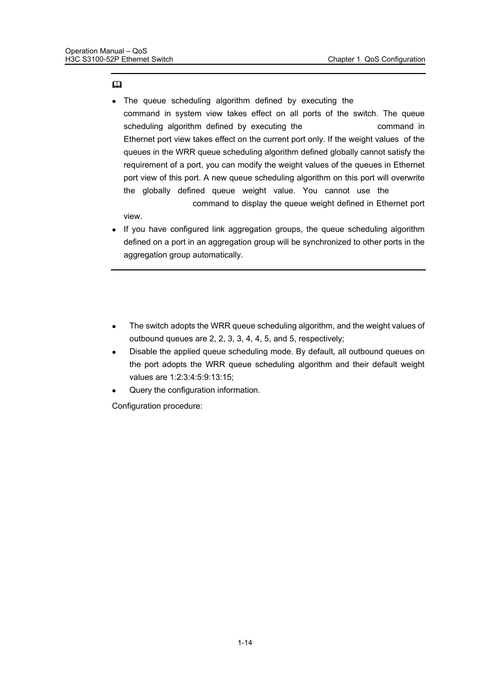 3 configuration example, 3 configuration example -14 | H3C Technologies H3C S3100 Series Switches User Manual | Page 407 / 630