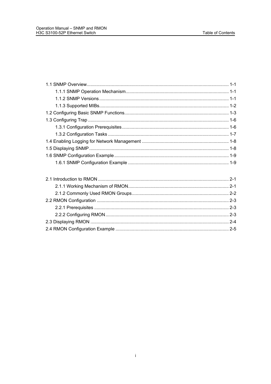 H3C Technologies H3C S3100 Series Switches User Manual | Page 445 / 630