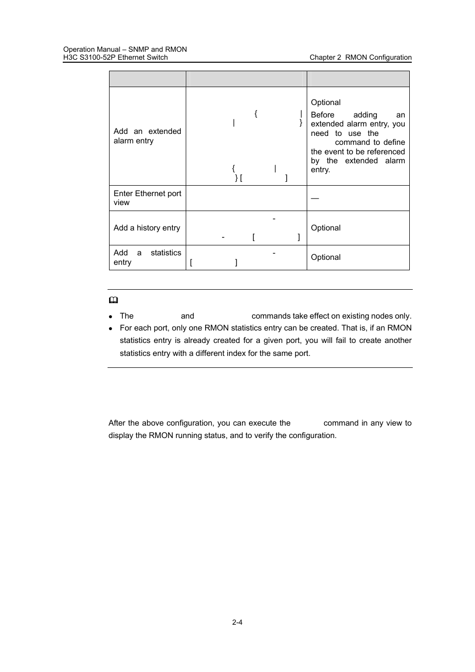 3 displaying rmon, 3 displaying rmon -4 | H3C Technologies H3C S3100 Series Switches User Manual | Page 459 / 630