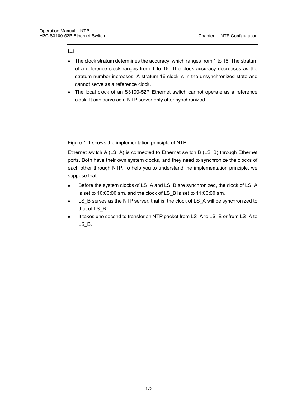 2 implementation principle of ntp, 2 implementation principle of ntp -2 | H3C Technologies H3C S3100 Series Switches User Manual | Page 464 / 630