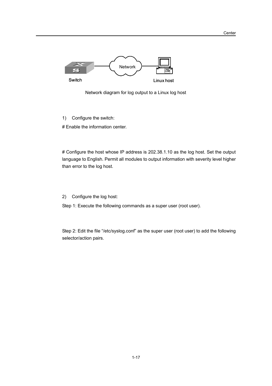 Ii. network diagram, Iii. configuration procedure | H3C Technologies H3C S3100 Series Switches User Manual | Page 568 / 630