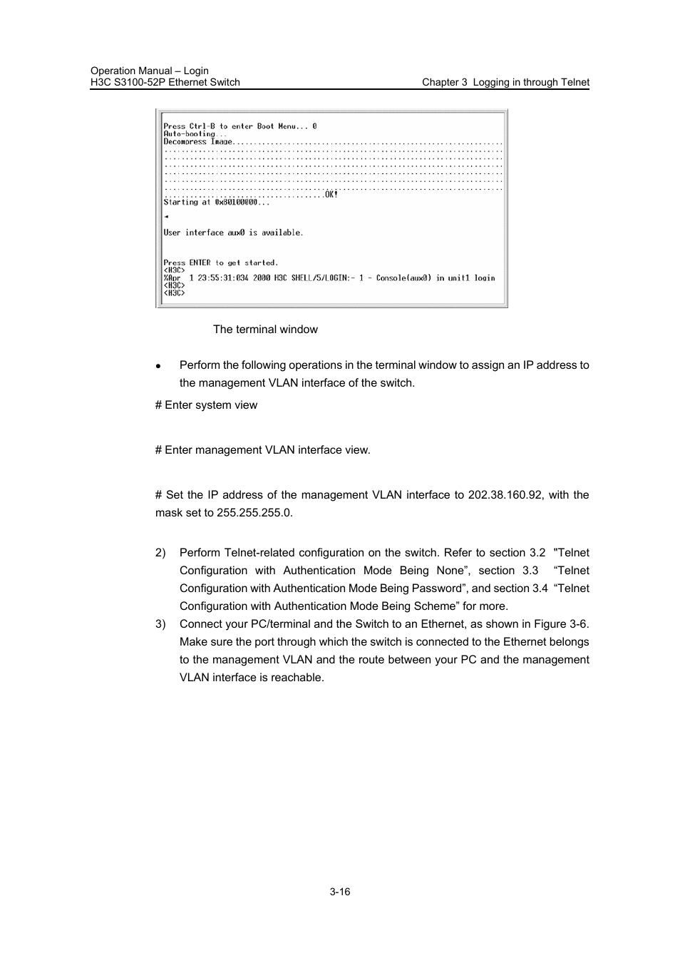 H3C Technologies H3C S3100 Series Switches User Manual | Page 67 / 630