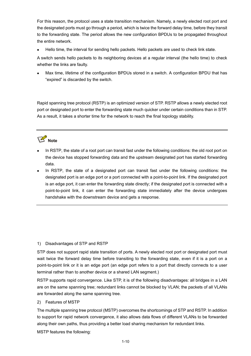 Rapid spanning tree protocol overview, Multiple spanning tree protocol overview, Why mstp | H3C Technologies H3C S3100 Series Switches User Manual | Page 229 / 1056