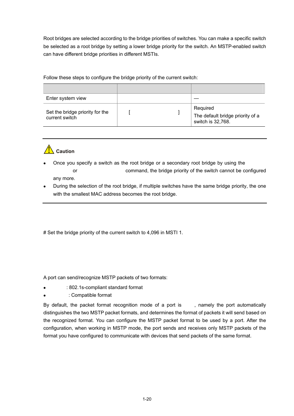 Configuration procedure, Configuration example | H3C Technologies H3C S3100 Series Switches User Manual | Page 239 / 1056