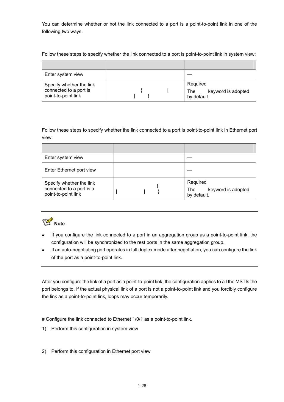 Configuration example | H3C Technologies H3C S3100 Series Switches User Manual | Page 247 / 1056