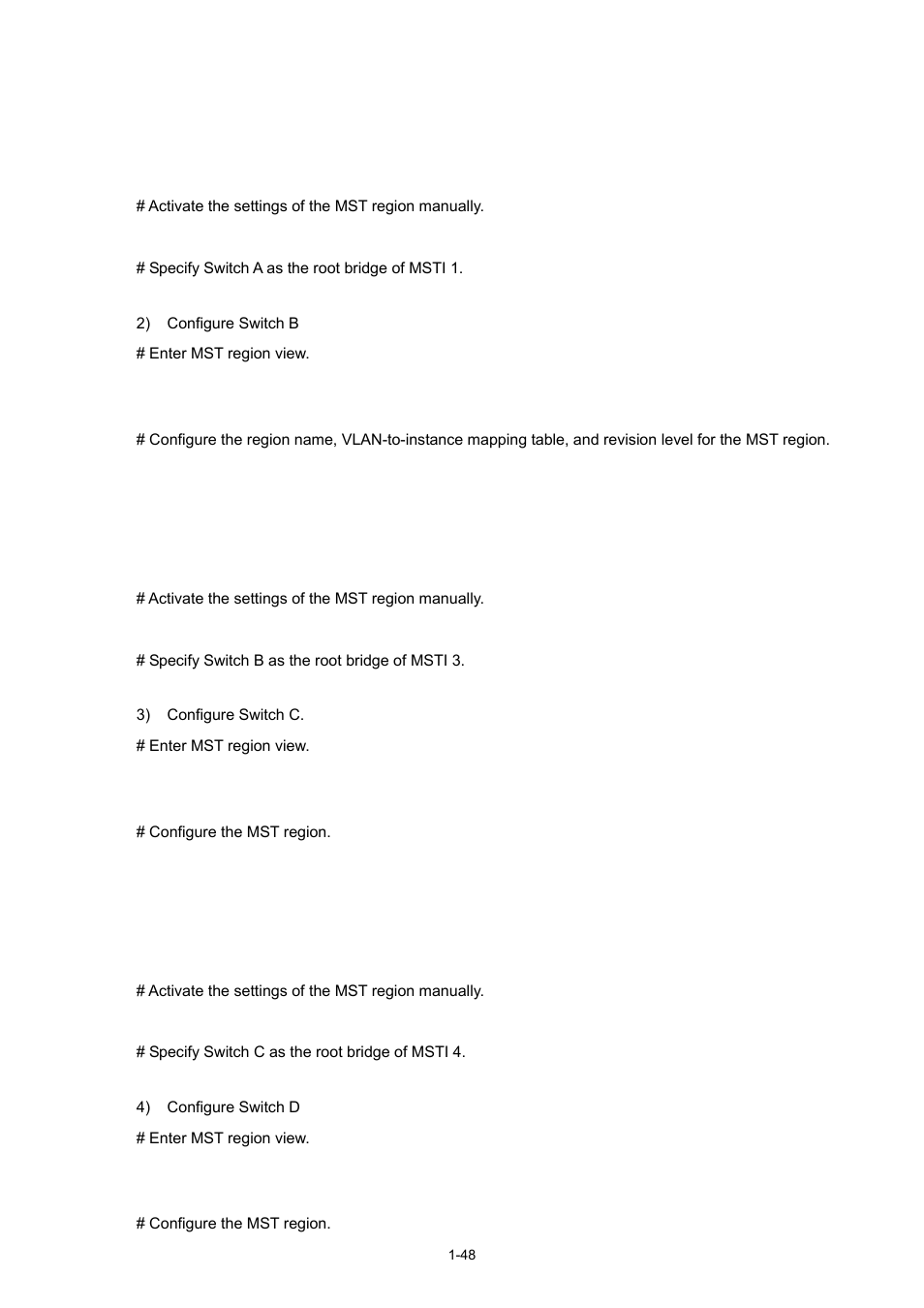H3C Technologies H3C S3100 Series Switches User Manual | Page 267 / 1056