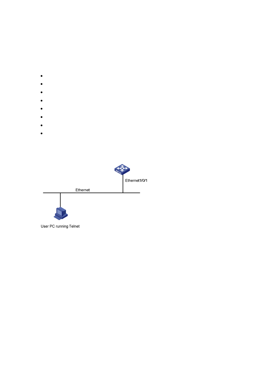 Configuration example, Network requirements, Network diagram | Configuration procedure | H3C Technologies H3C S3100 Series Switches User Manual | Page 44 / 1056
