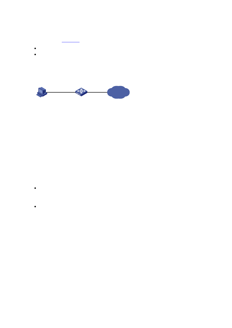Mac authentication configuration example, Network requirements, Network diagram | Configuration procedure | H3C Technologies H3C S3100 Series Switches User Manual | Page 463 / 1056